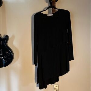 Latched Mama Black Asymmetrical top